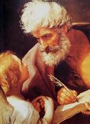 Guido Reni St Matthew and the angel oil on canvas